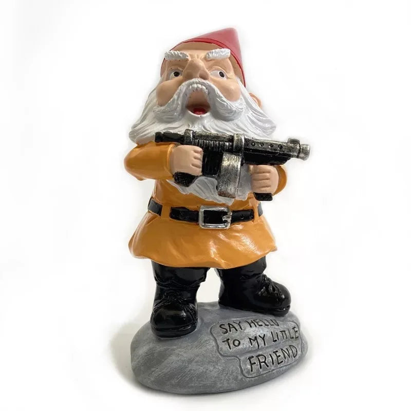 Christmas Ornaments Gnome Statues in Resin with 26 Designs