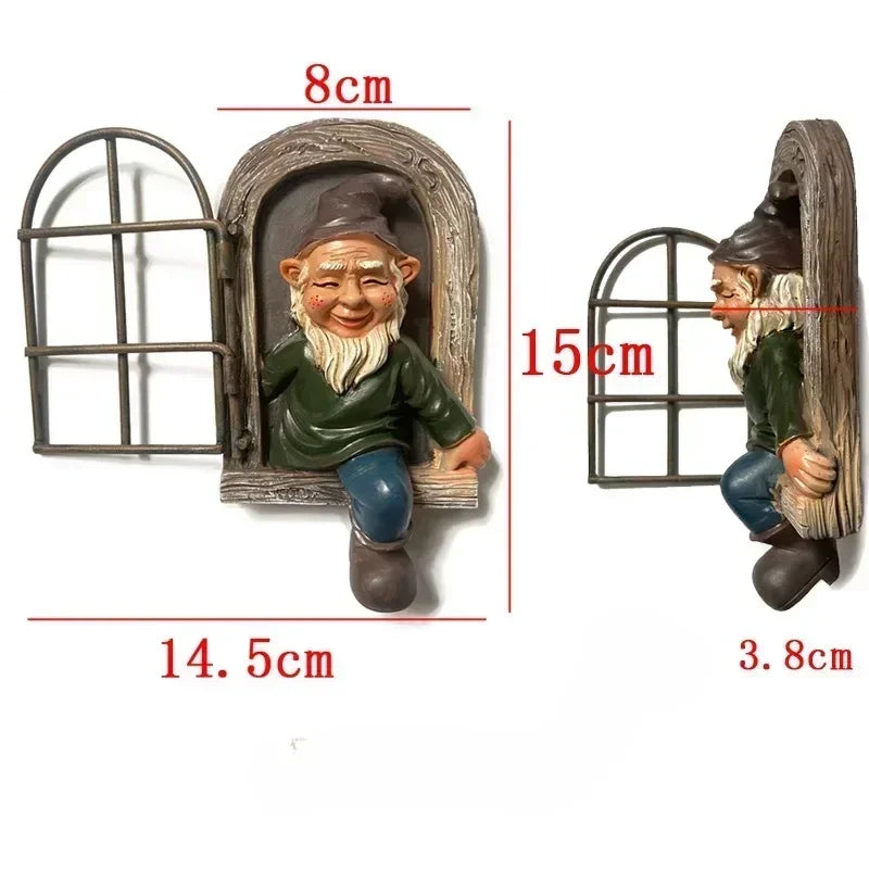 Christmas Ornaments Gnome Statues in Resin with 26 Designs