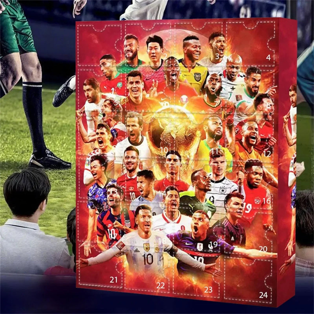 Advent Calendar Football Themed 24 Day Countdown in ABS for Ages 3 and Up