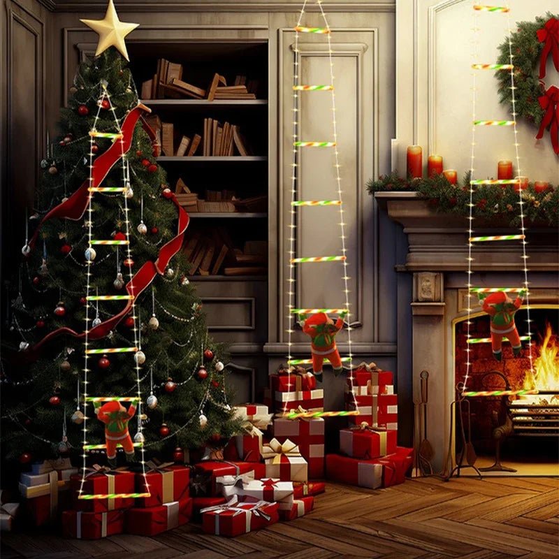 Christmas Decorations Moving Santa for a Window or a Balcony