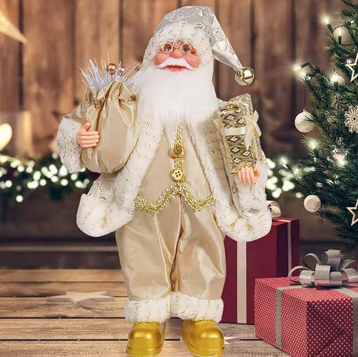 Christmas Decorations Santa Figure 30 cm in Five Colourways