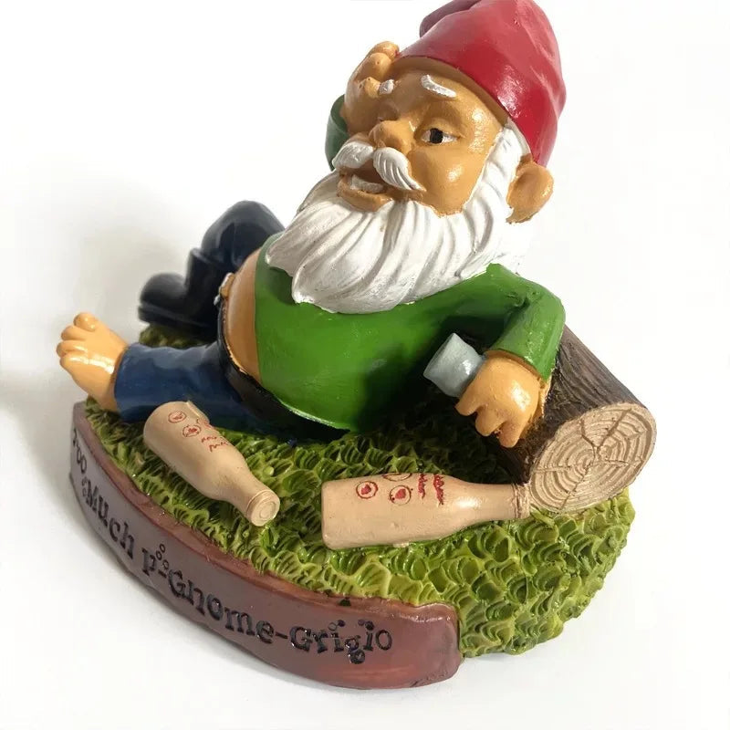 Christmas Ornaments Gnome Statues in Resin with 26 Designs