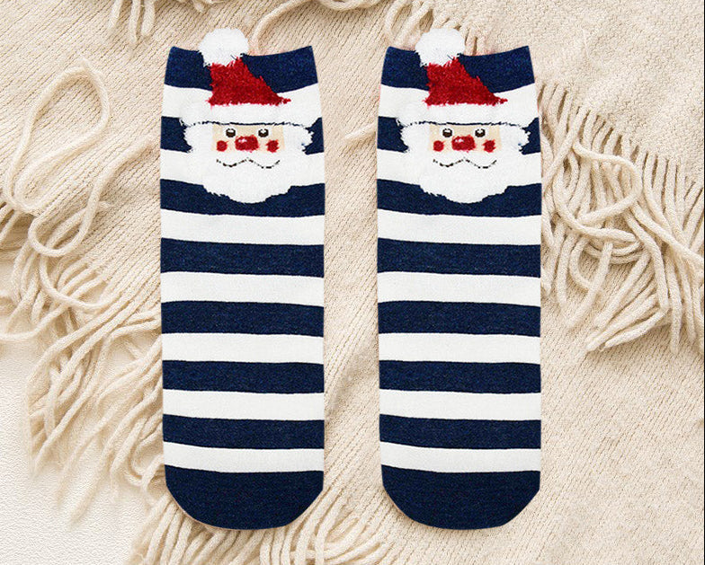 Christmas Decorations Sock Ornaments in Cotton with Nine Designs