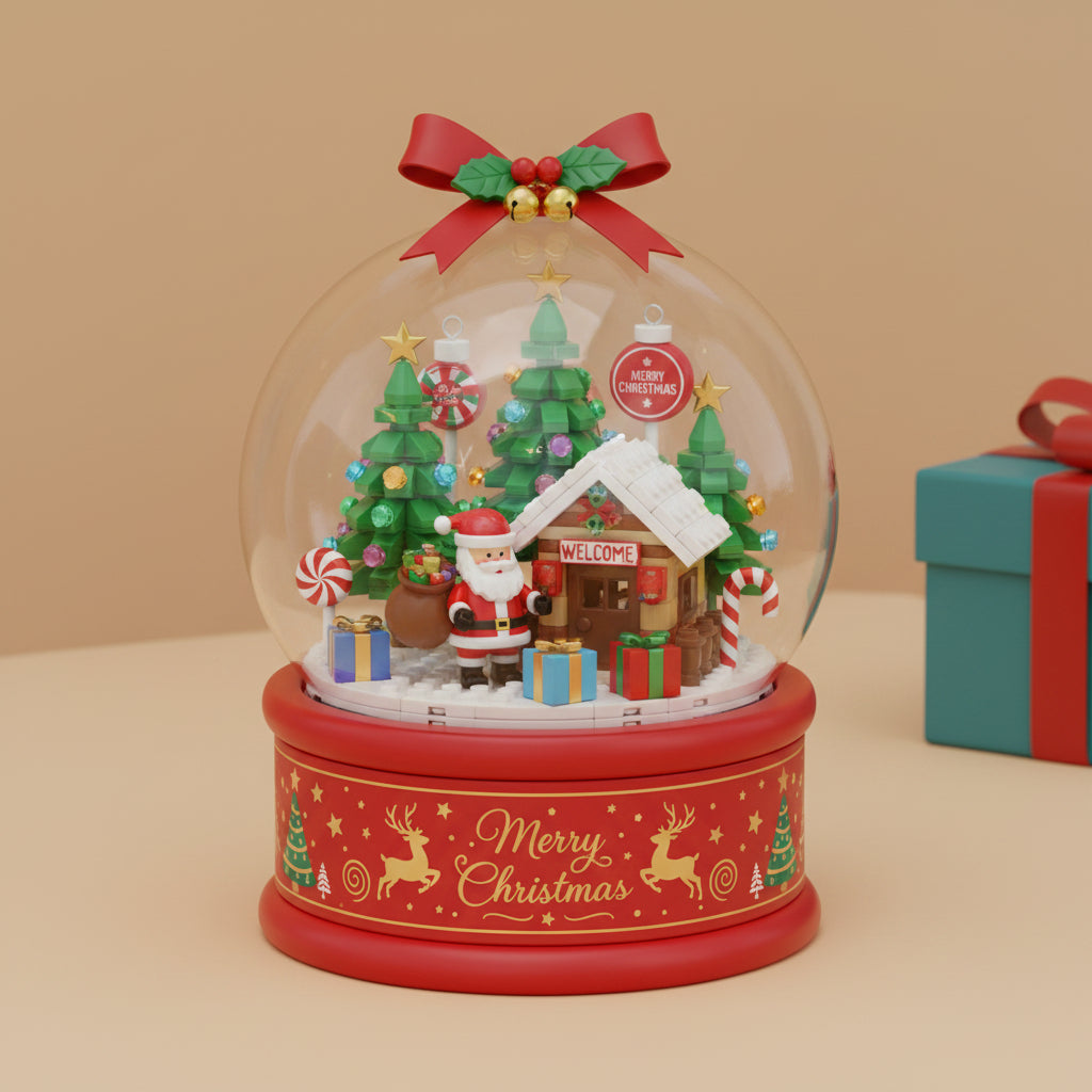 Christmas Lights Brick Build Tree Kit in Four Colours with a Box