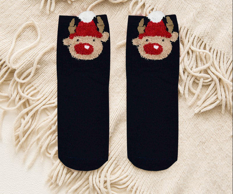 Christmas Decorations Sock Ornaments in Cotton with Nine Designs