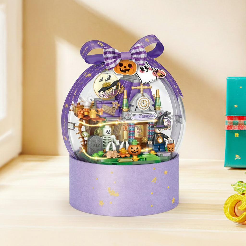 Christmas Lights Brick Build Tree Kit in Four Colours with a Box