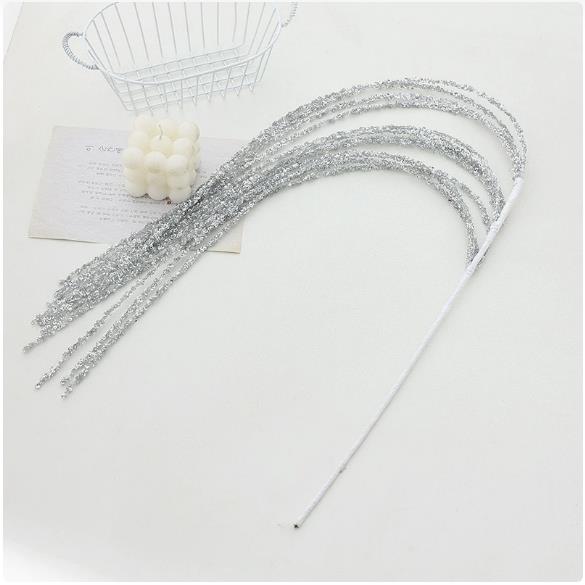Christmas Decorations Branch Picks Sequinned in Six Colours