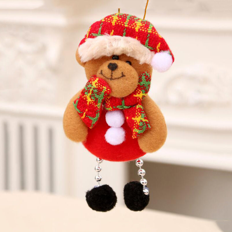 Christmas Decorations Plush Hugger with Bendable Arms Nine Designs