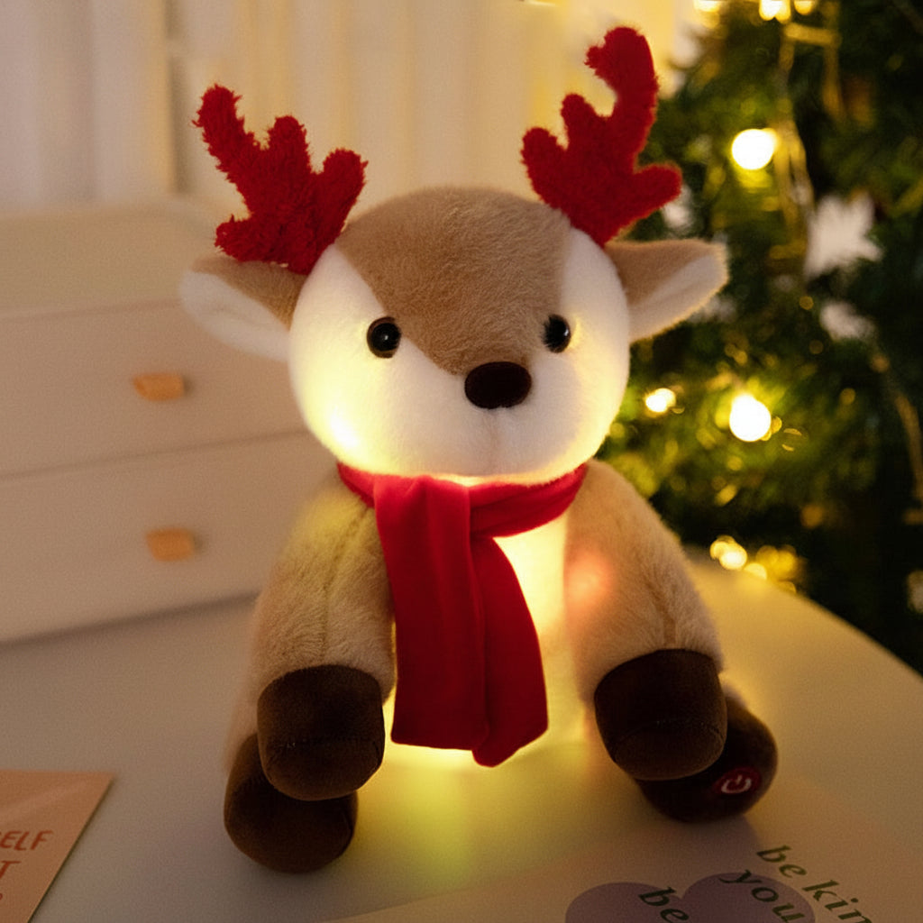 Christmas Lights Plush Doll that Moves in Six Versions