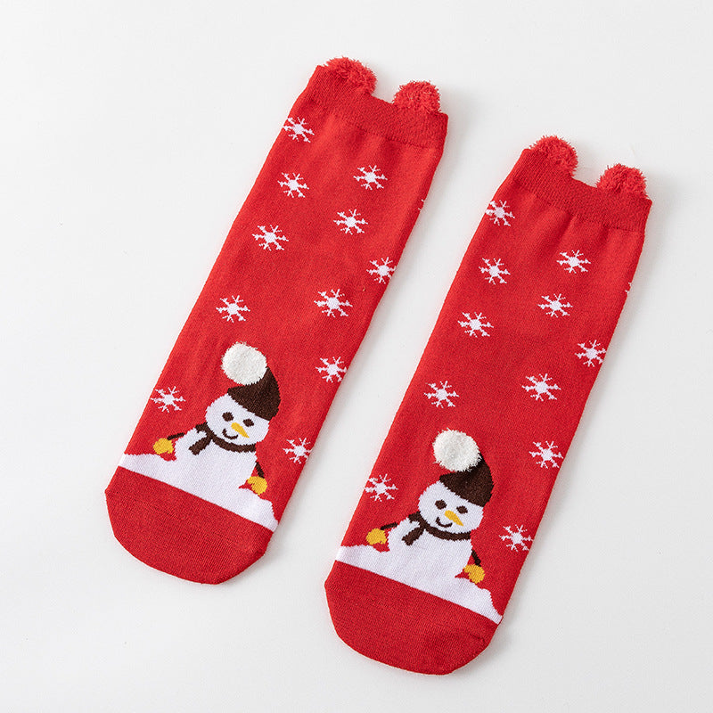 Christmas Decorations Sock Ornaments in Cotton with Nine Designs