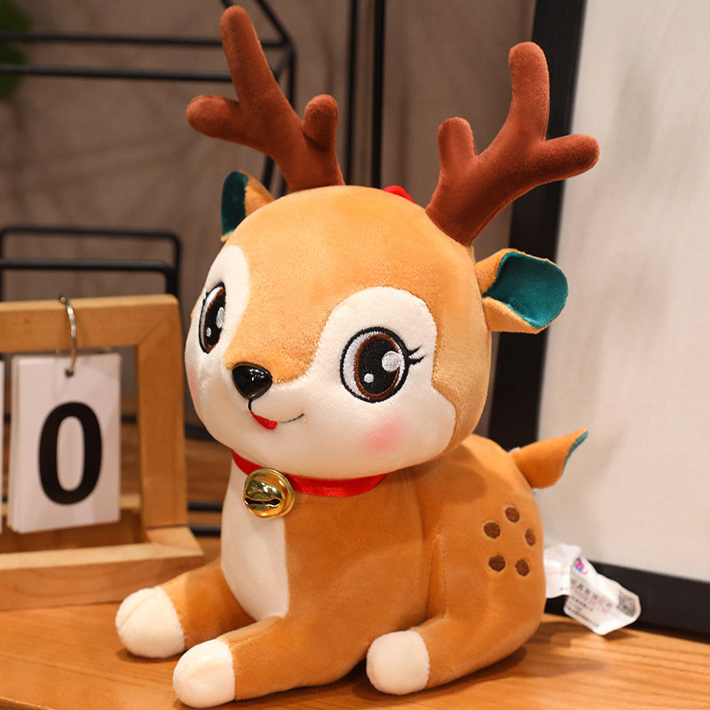 Christmas Decorations Plush Dolls in Five Characters to Cuddle