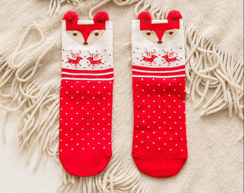 Christmas Decorations Sock Ornaments in Cotton with Nine Designs