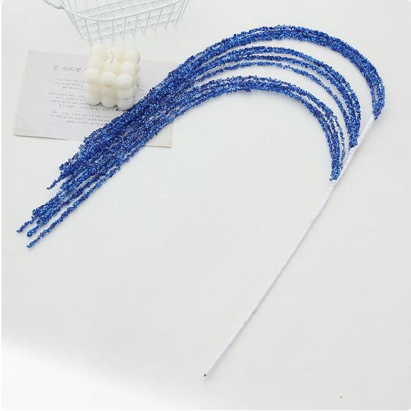 Christmas Decorations Branch Picks Sequinned in Six Colours