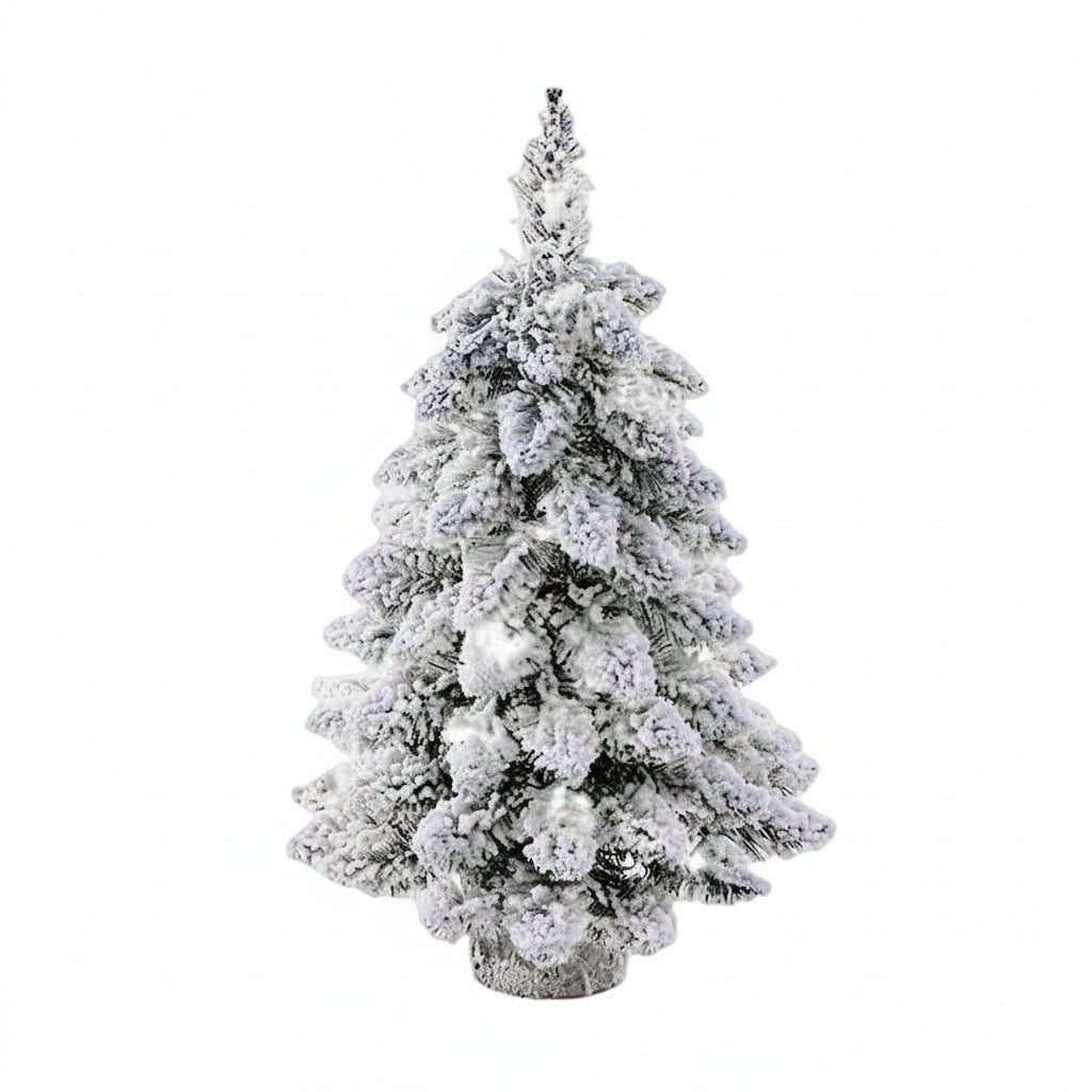 Christmas Decorations Snowy Tree 45 cm with or Without Lights