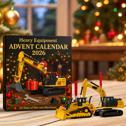 Advent Calendar Diecast Vehicles with 24 Machinery Models