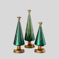 Christmas Lights Tree Silhouette on Mains or Batteries in Four Colours