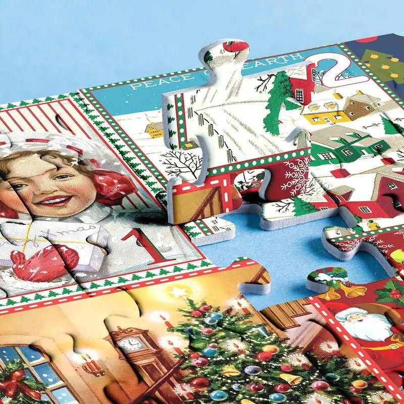 Advent Calendar Puzzle 1000 Pieces Added Day by Day