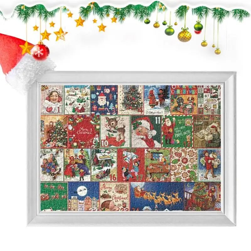 Advent Calendar Puzzle 1000 Pieces Added Day by Day