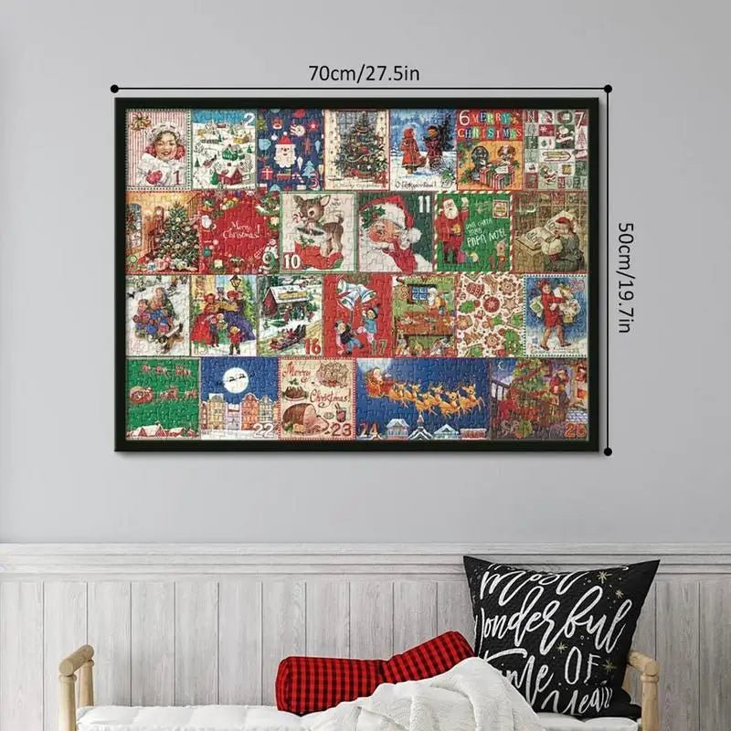 Advent Calendar Puzzle 1000 Pieces Added Day by Day