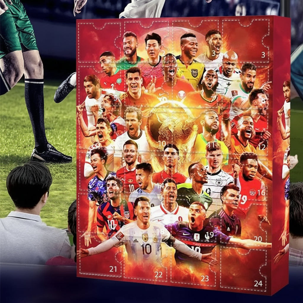 Advent Calendar Soccer Daily Surprises in Two Styles to Choose