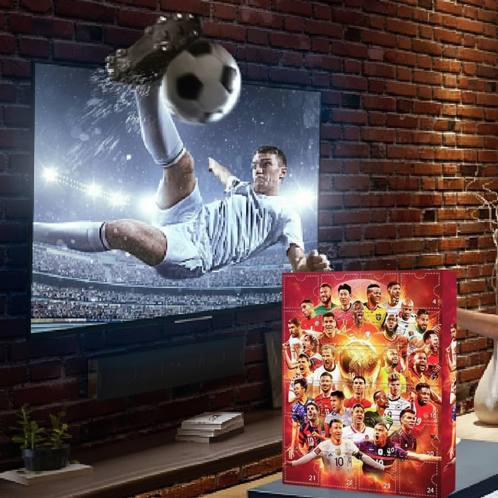 Advent Calendar Soccer Daily Surprises in Two Styles to Choose