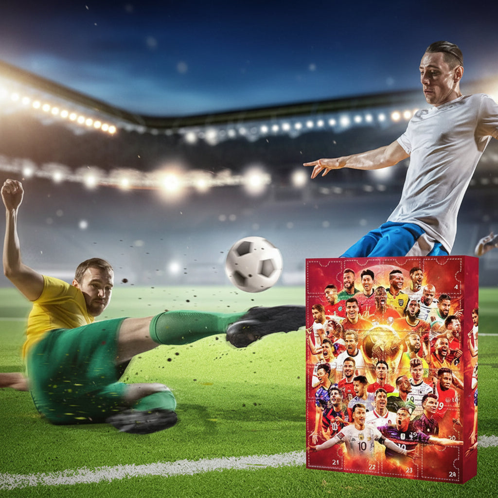 Advent Calendar Soccer Daily Surprises in Two Styles to Choose