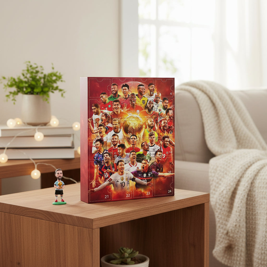 Advent Calendar Soccer Daily Surprises in Two Styles to Choose